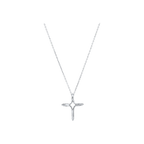 Silver Pilgrim Reliquary Pendant with open cross