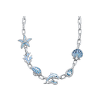 Silver Tidal Reliquary Necklace alternate view